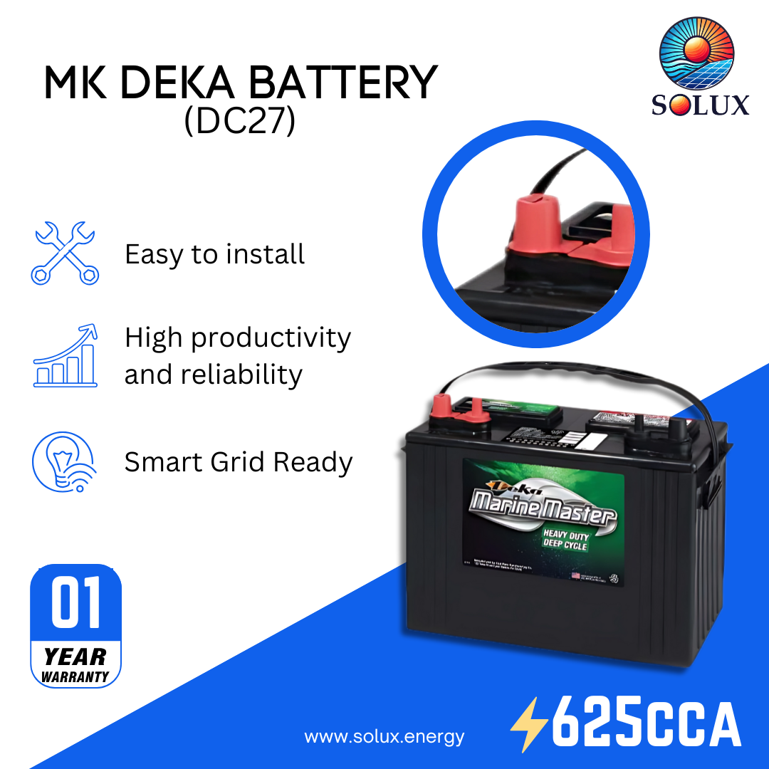 This is an image of MK Deka Marine Battery 12V DC27 FLA